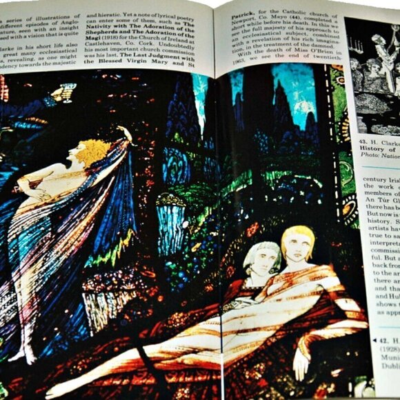 Irish Stained Glass by Michael Wynne Book Vintage 1977 - Picture 4 of 7